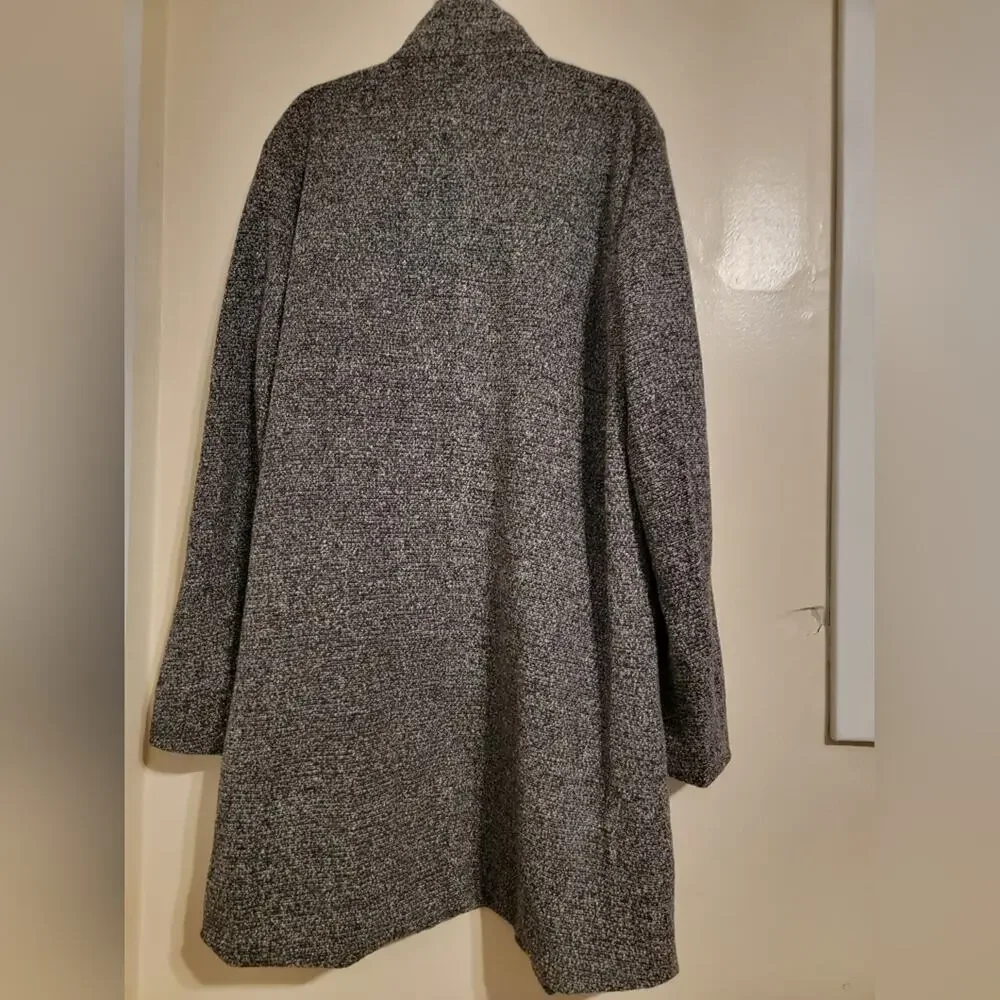 Womens Black Charcoal Zeagoo Winter Coat Sz Medium